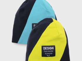 Шапка трикотажная для мальчиков, 2 шт в комплекте