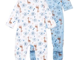Комбинезон детский трикотажный для мальчиков, 2 шт в комплекте