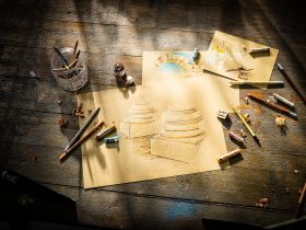 Альбом-склейка для пастели Talens "Rembrandt" коричневые тона, 21х29,7 см 30 л 180 г