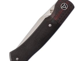 Складной нож QSP Gannet, сталь 154CM, рукоять микарта, вставка карбон