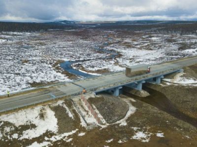 Водителей предупредили о возможном затруднении движения на трассе "Лена"