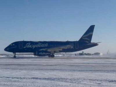 Авиакомпания «Якутия» восстановила самолёт SSJ100, полученный в лизинг от ГТЛК