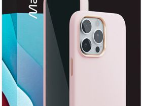 Клип-кейс VLP Aster Pro Case для Apple iPhone 16 Pro с MagSafe розовый