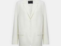 Однобортный жакет с добавлением льна