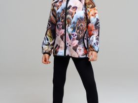 Куртка трикотажная для девочек