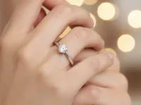 Помолвочное кольцо из серебра э0612кц07200752_white