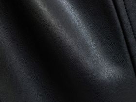 Топ-корсет из искусственной кожи, Черный