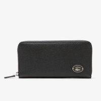 Клатч Lacoste с металлическим лого из зернистой кожи