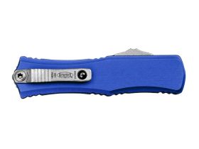 Автоматический нож Microtech Hera II Mini S/E, сталь M390MK, рукоять алюминий, синий