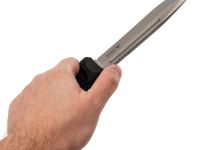 Тактический нож Kizlyar Supreme Dominus, сталь AUS-8, рукоять кратон, черный