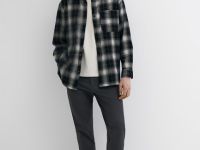 Рубашка в клетку, Черный