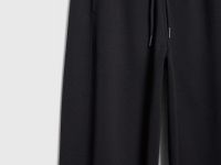 Широкие брюки для девочек, Черный