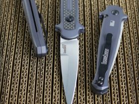 Автоматический складной нож Kershaw Launch 8, сталь CPM-154, рукоять алюминий, тёмно-серый