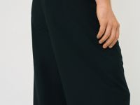 Широкие брюки из вискозы, Черный