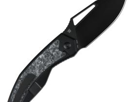 Складной нож Artisan Cutlery Fragarach, сталь S90V, рукоять титан/карбон, черный/серый
