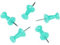 Кнопки силовые Berlingo, 50 шт., цветные, ПВХ упак., европодвес, голубые