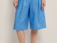 Шорты изо льна на резинке