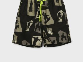 Шорты текстильные плавательные для мальчиков, длинные