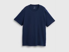 Базовая футболка из хлопка, Синий