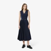 Длинная плиссированная юбка Lacoste с эластичной талией