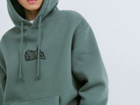 Худи с принтом для мальчиков, Голубой