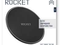 Беспроводное зарядное устройство Rocket Disc 15 Вт черный