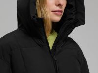 Стеганый пуховик с натуральным пухом