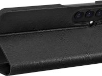 Чехол-книжка uBear Memo для Galaxy S26+, экокожа черный