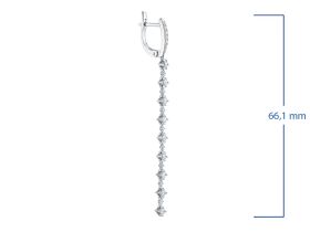 Серьги из белого золота э4712сг03180600