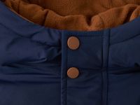 Тёмно-синяя утеплённая куртка с синтепухом для мальчика Глория Джинс