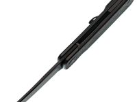Складной нож SRM 131M-GB Enso black сталь 14C28N, рукоять Black G10