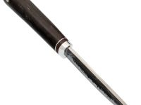 Нож Северный малый, сталь Х12МФ, рукоять коричневая карельская береза, с откованным долом