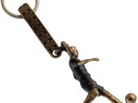 Брелок Футболист, бронза