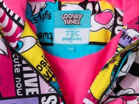 Куртка текстильная с полиуретановым покрытием для девочек (ветровка)