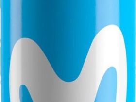 Велосипедная фляга Elite Fly Movistar (голубой 750 мл)