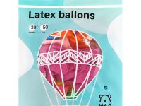 Набор воздушных шаров MESHU "Kids friends" М12/30 см, 50 шт, пастель, ассорти