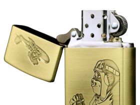 Зажигалка коллекционная Zippo NZ-05 Porco Rosso, серия Ghibli