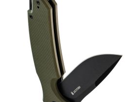 Складной нож Mr.Blade Hellcat Blackwash, сталь VG-10, военный стиль, рукоять Olive G10
