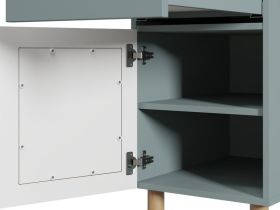 Письменный стол Линдо 120x60 Серо-зеленый