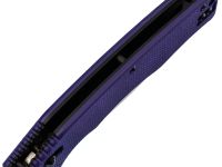 Складной нож Obertech ns-01 Drop point satin, сталь VG-10, рукоять G10, фиолетовый