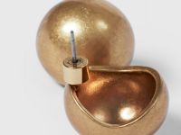 Серьги с эффектом античного золота, Золотой