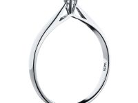 Помолвочное кольцо из белого золота с бриллиантом э4001кц12154300