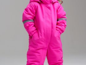Комбинезон детский текстильный с полиуретановым покрытием для девочек