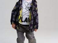 Куртка детская текстильная с полиуретановым покрытием для девочек (ветровка)