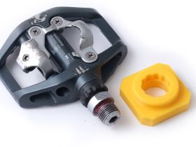 Ключ Weliteco TL-PD40 для разборки педалей с пластиковой юбкой Shimano и Wellgo (желтый)