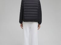 Стеганый пуховик с натуральным пухом