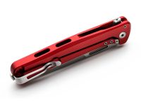 Складной нож LionSteel Skinny Aluminium, сталь MagnaCut, рукоять алюминий/микарта, красный