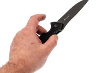 Складной нож Mr.Blade Hellcat blackwash, сталь S35VN, рукоять Black G10