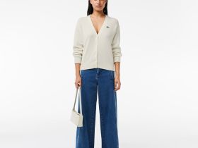 Женский кардиган Lacoste Classic из органического хлопка