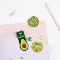 Закладки магнитные для книг MESHU "Avocado" 3 шт, 75*115 мм